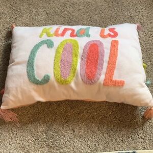 Super comfortable and soft, kind as cool decorative pillow
